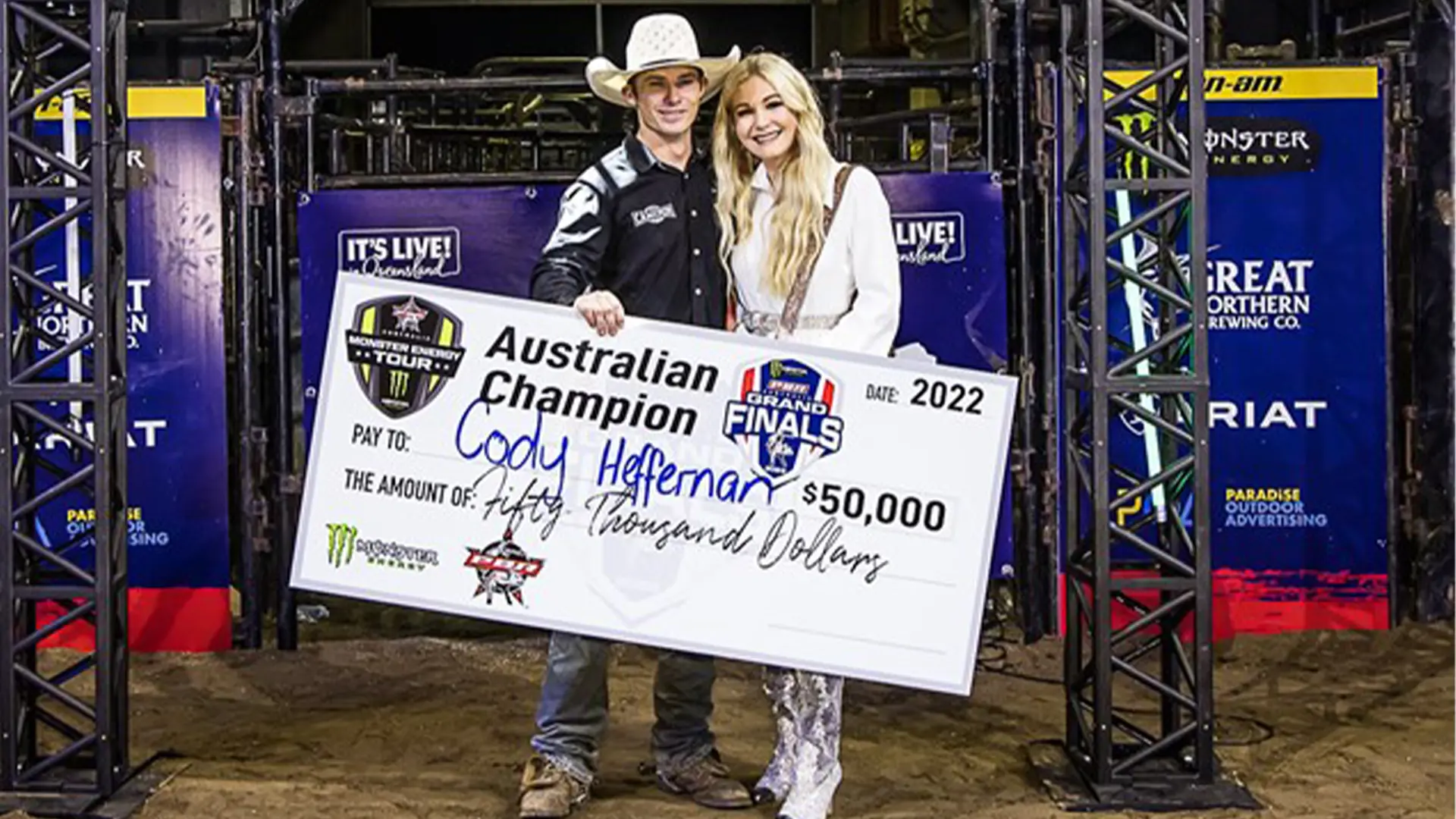 Heffernan crowned the 2022 PBR Australia National Champion