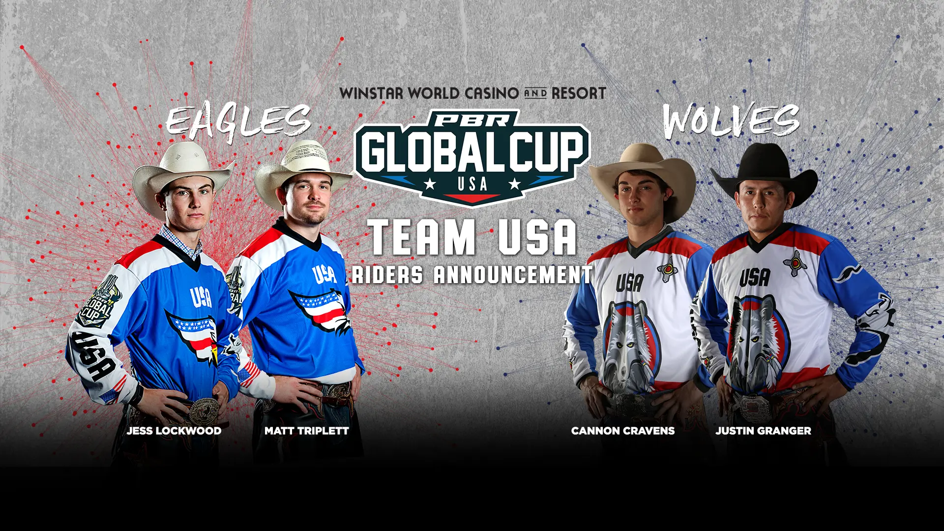 2017 PBR World Champion Jess Lockwood selected to Team USA-Eagles at 2019 PBR Global Cup USA
