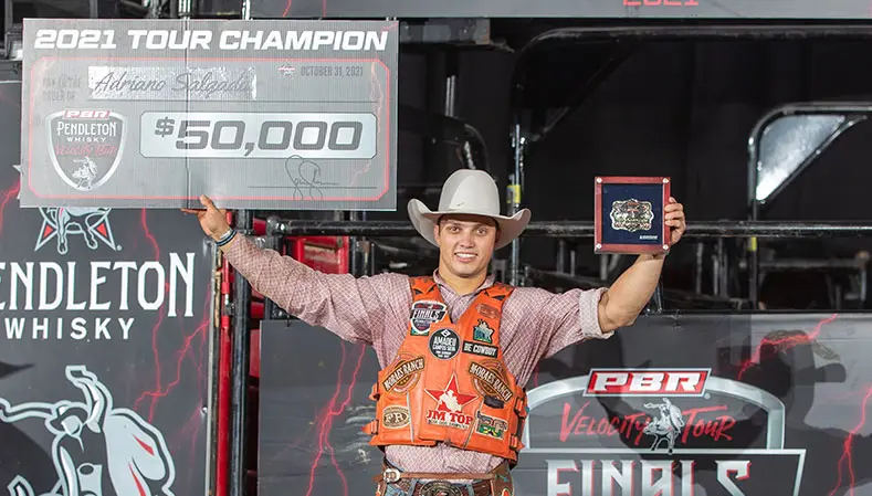 Adriano Salgado crowned 2021 PBR Pendleton Whisky Velocity Tour Champion to earn career-first World Finals berth