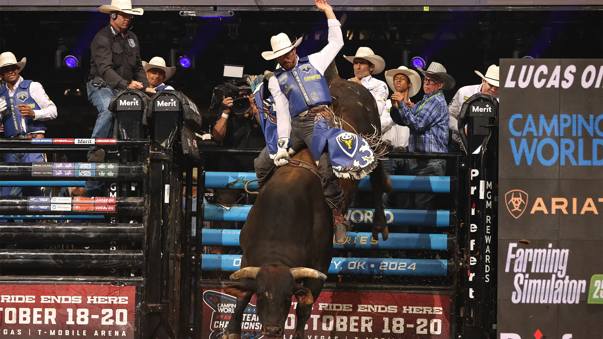 Nashville Stampede’s Andrei Scoparo’s flawless performance wins PBR Stockyards Showcase