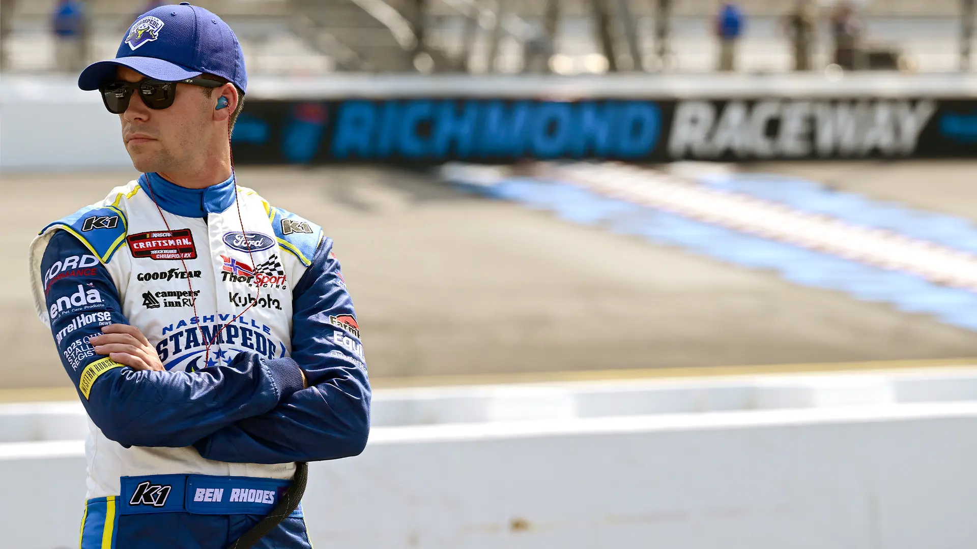 PBR Teams' Nashville Stampede returns as a primary partner for Ben Rhodes at Nashville Superspeedway May 30