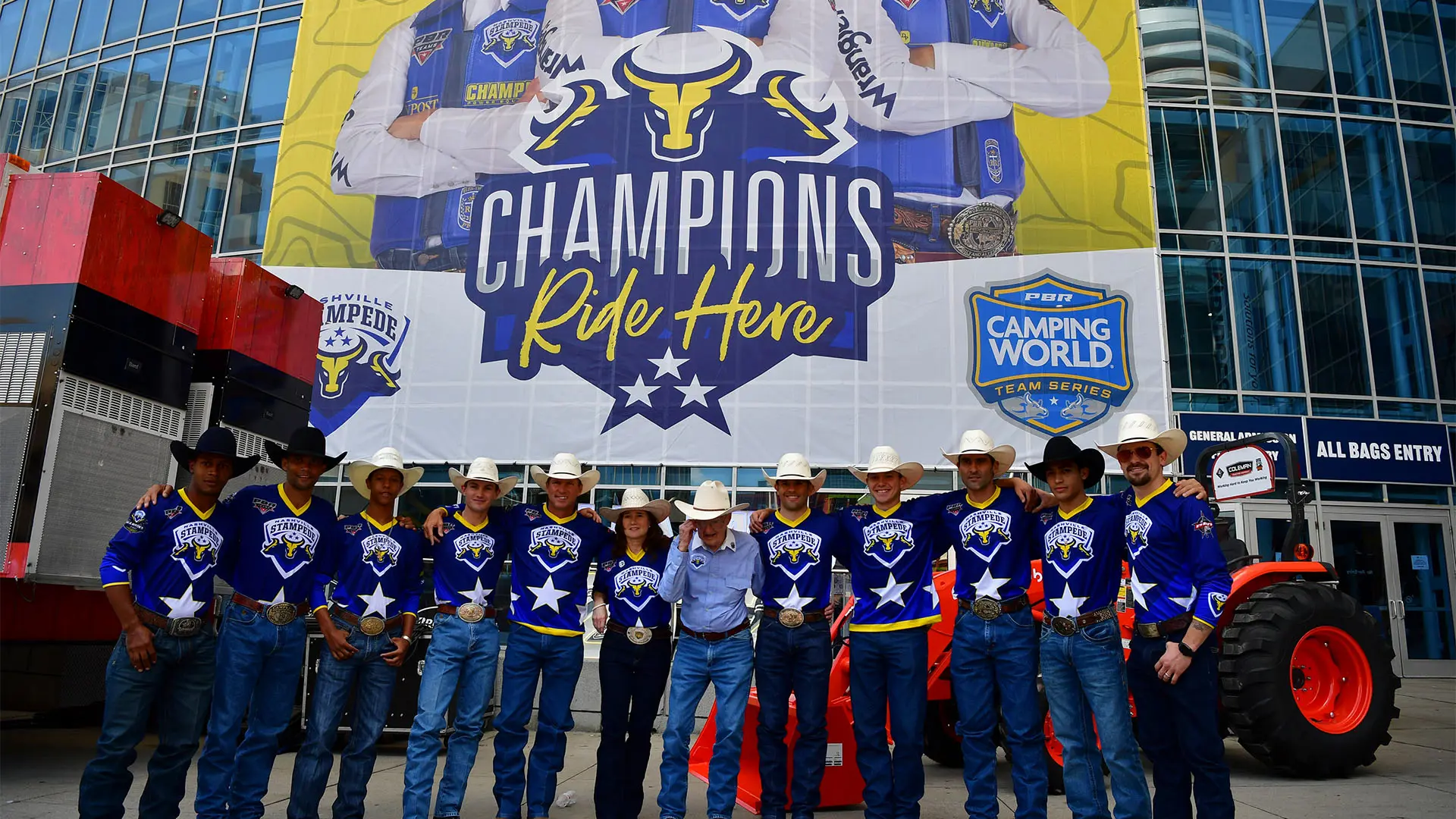 Nashville Stampede return to Bridgestone Arena for 2024 PBR Camping World Team Series homestand Aug. 16-18