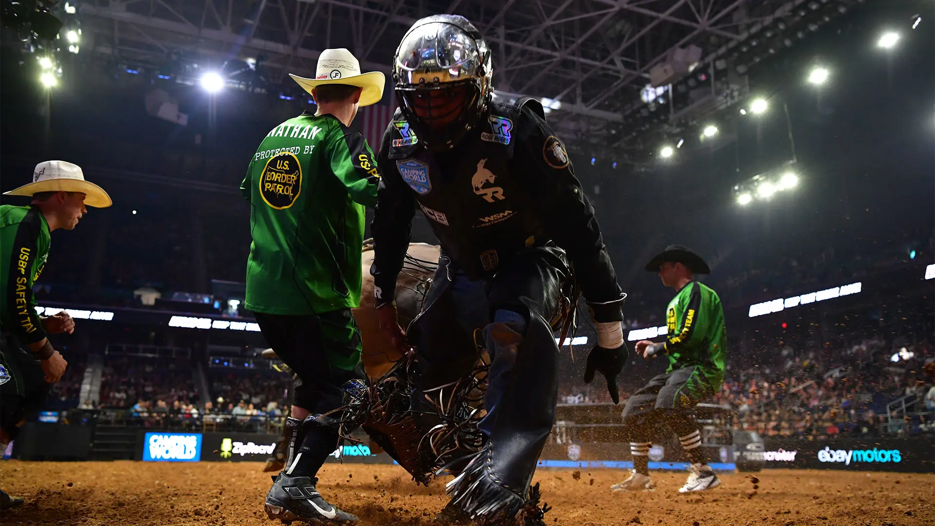 Arizona Ridge Riders’ Henrique de Lima posts flawless outing to win PBR Stockyards Showcase