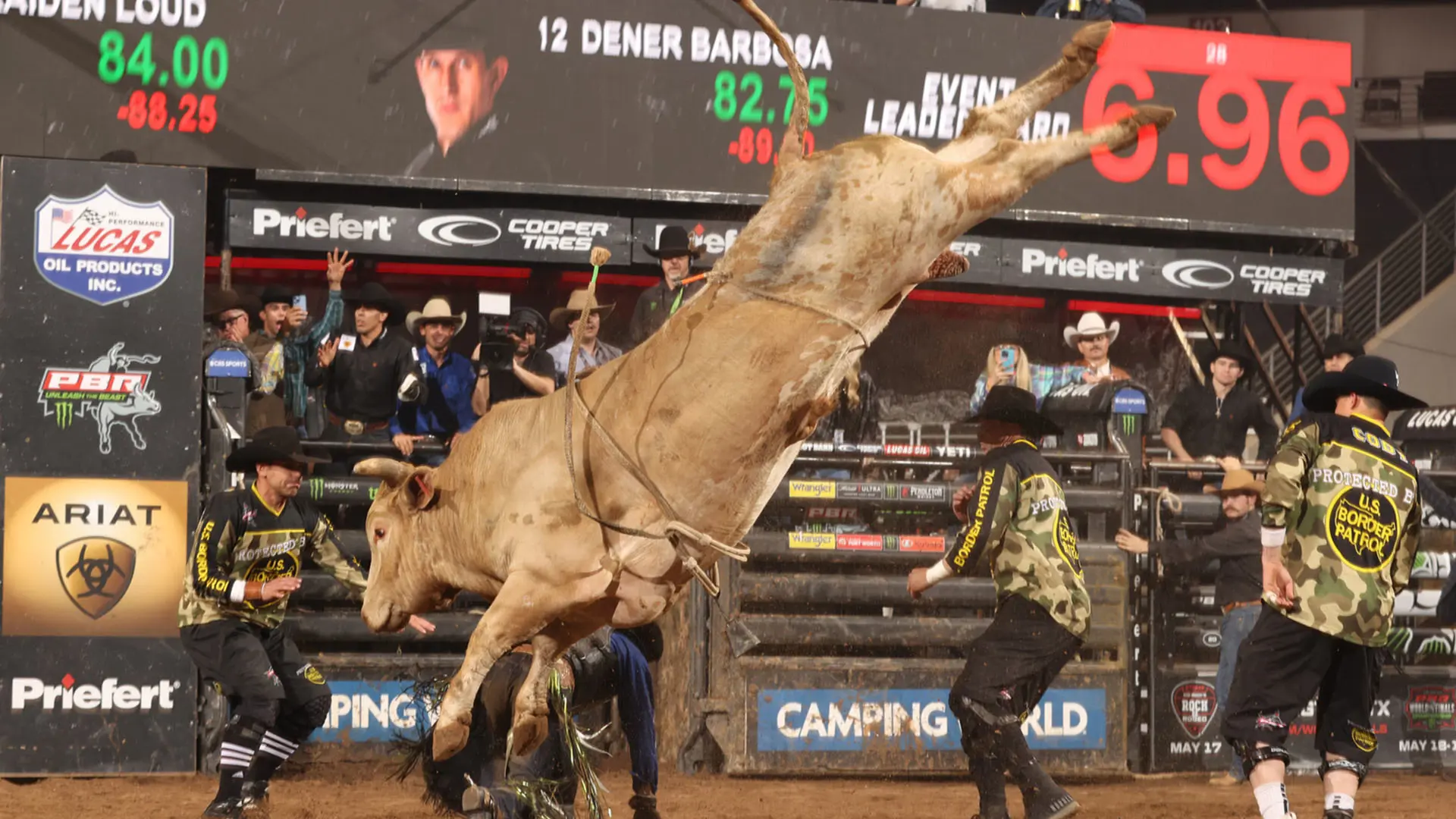 Man Hater snaps streak of 46-point bull scores, still has World Championship in his sights