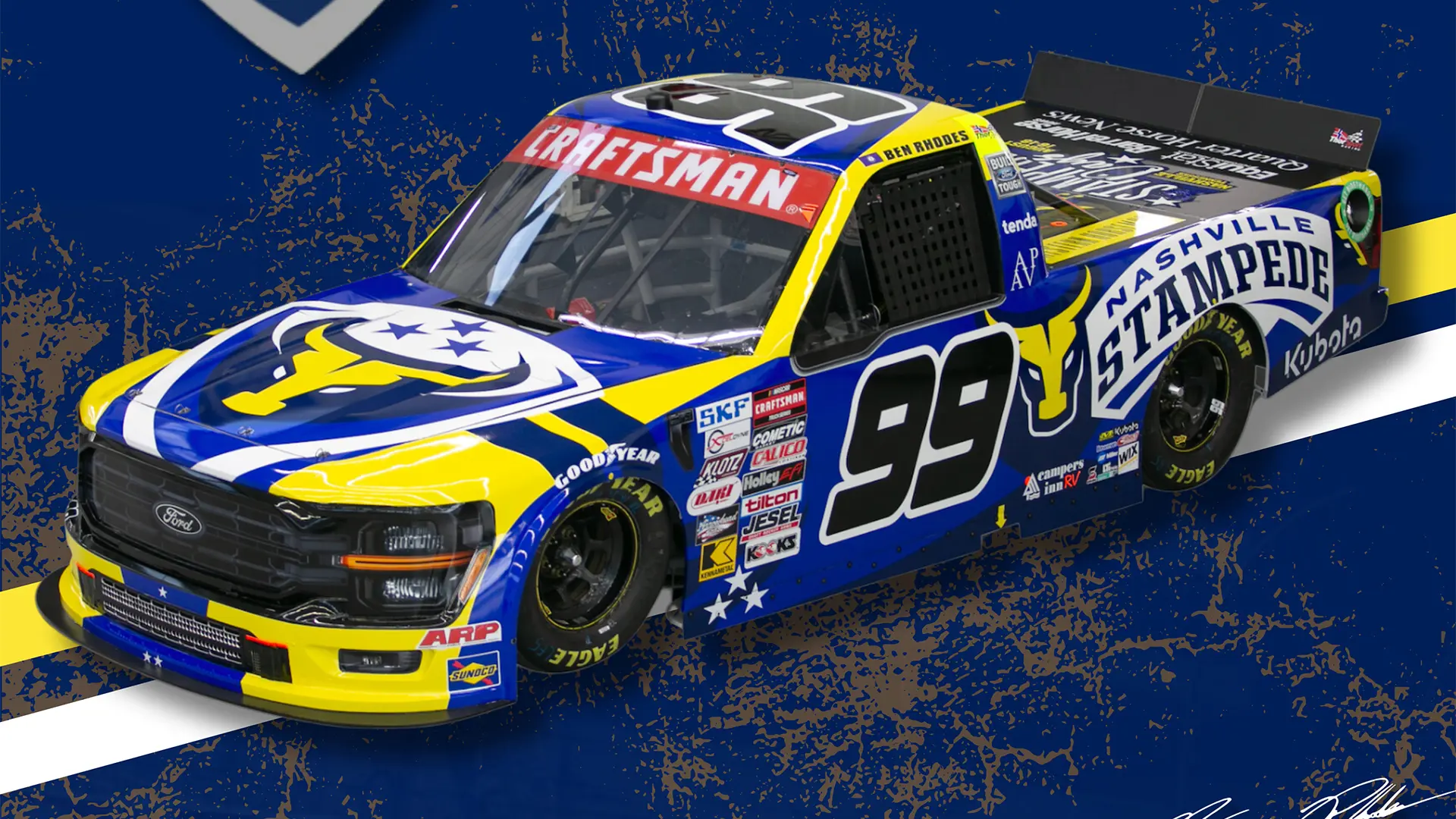  Nashville Stampede partners with ThorSport Racing at Richmond Raceway