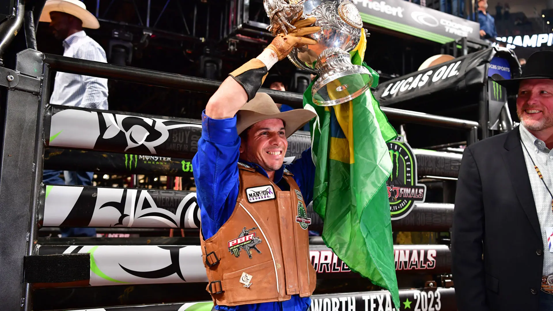 Rafael Jose de Brito makes PBR history as first rider to be crowned World Champion and Rookie of the Year in same season