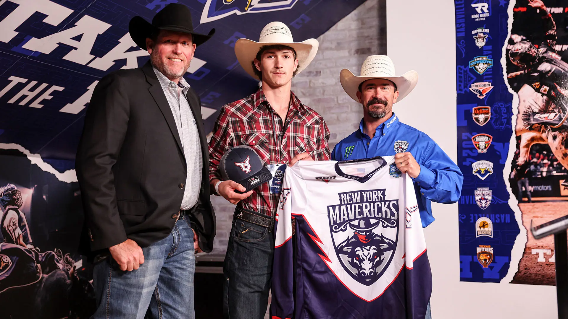 New York Mavericks select Hudson Bolton with the No. 3 overall pick in the 2024 PBR Teams New Rider Draft