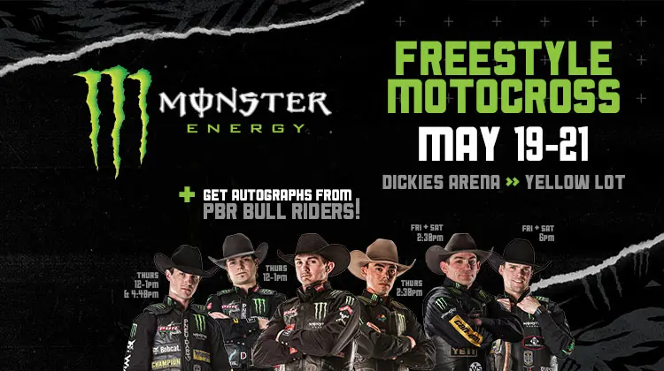 Monster Energy brings Freestyle Motocross to PBR World Finals