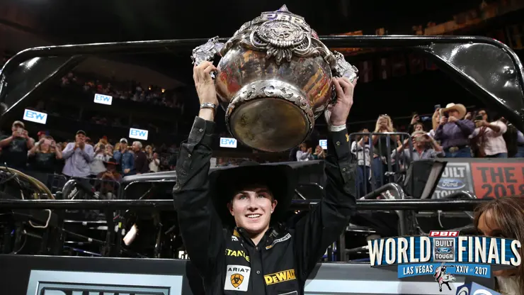 Jess Lockwood makes history as youngest PBR World Champion