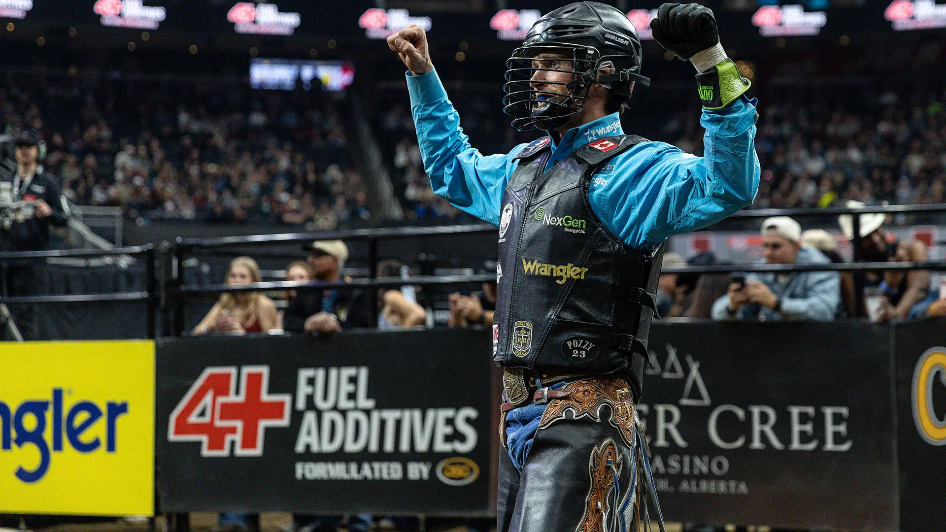 Jared Parsonage goes 2-for-2 on opening night of the 2025 PBR Canada National Finals to surge to event lead and further his grasp on the No. 1 rank in the nation