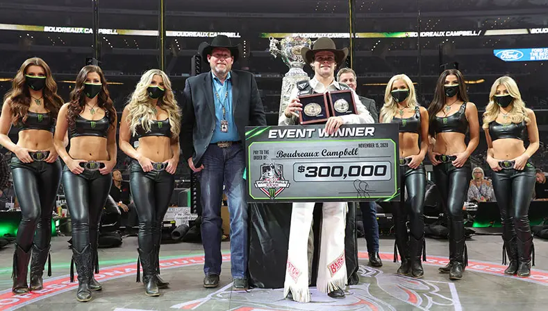 Boudreaux Campbell wins 2020 PBR World Finals to be crowned Rookie of the Year