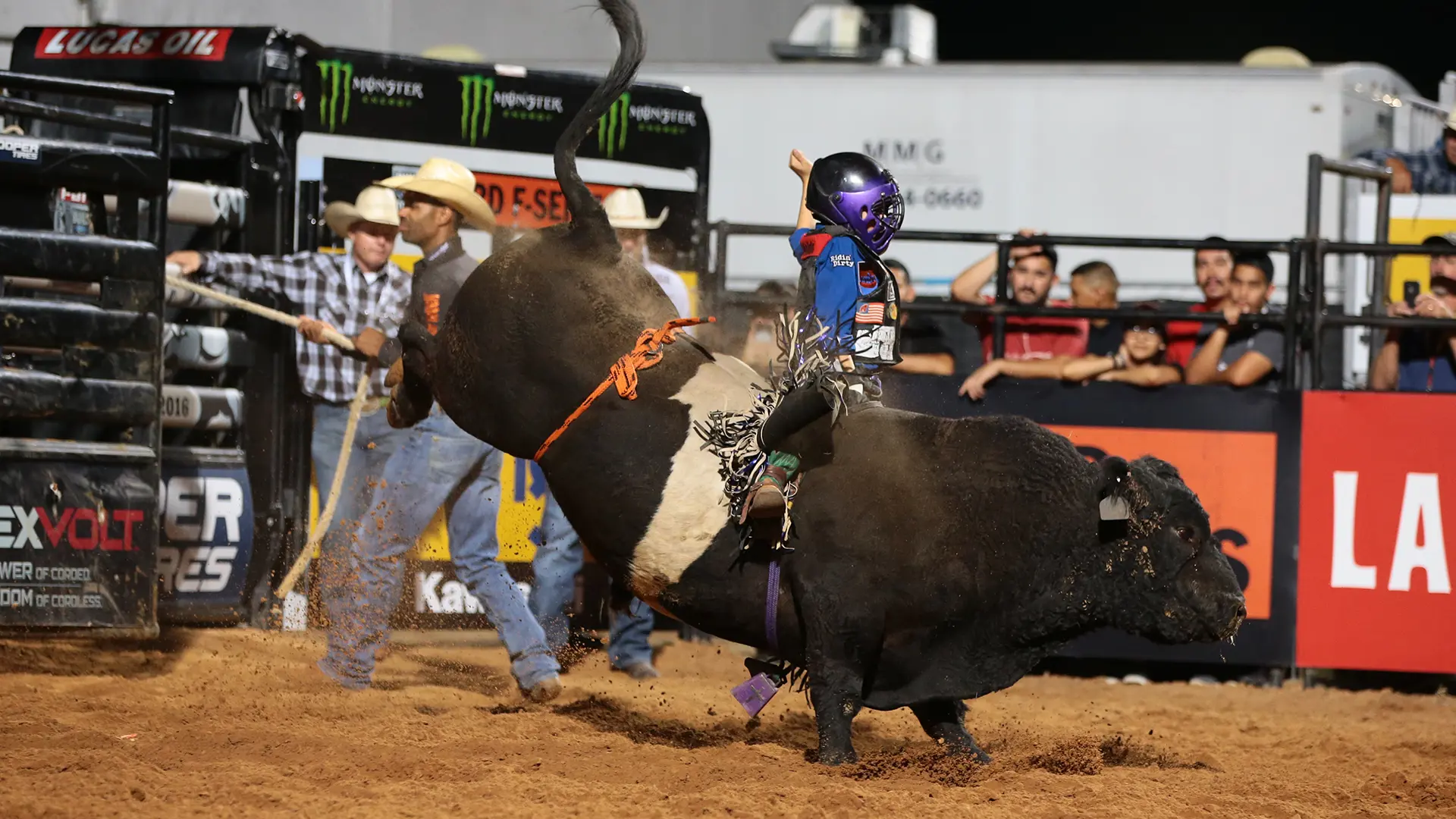 Miniature Bull Riders and Shorty Gorham’s American Freestyle Bullfighting highlight PBR’s Global Cup USA Fan Zone